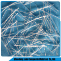 Plastic fiber for cemment Curved Macro PP Fibre / PP concrete curved fiber